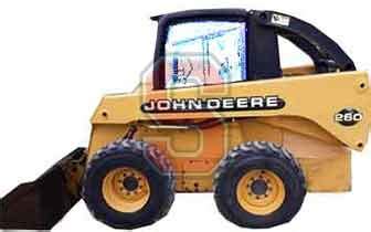 john deere 260 weight